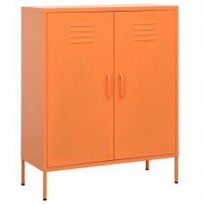 Skapītis, 80x35x101,5 cm, tērauds, oranžs