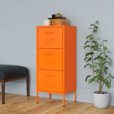 Skapītis, 42,5x35x101,5 cm, tērauds, oranžs