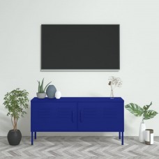 Tv skapītis, 105x35x50 cm, tērauds, tumši zils