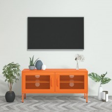 Tv skapītis, 105x35x50 cm, tērauds, oranžs