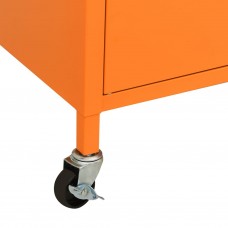 Skapītis, 60x35x56 cm, tērauds, oranžs