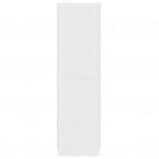 Atvilktņu skapis, balts, 30x42,5x150 cm, skaidu plāksne