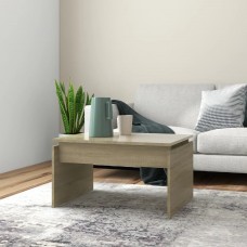 Kafijas galdiņš, ozolkoka krāsā, 68x50x38 cm, skaidu plāksne