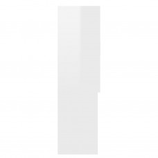 Veļasmašīnas skapītis, 70,5x25,5x90 cm, spīdīgi balts