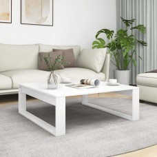 Kafijas galdiņš, 100x100x35 cm, balts, skaidu plāksne