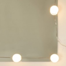 Spoguļskapītis ar led, balts, 76x15x55 cm