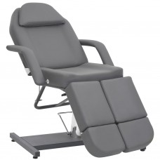 Procedūru krēsls, mākslīgā āda, pelēks, 180x62x78 cm