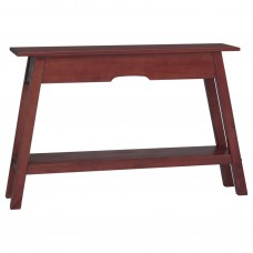 Konsoles galdiņš, brūns, 110x30x75 cm, masīvs sarkankoks