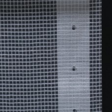 Brezenta pārklāji, 2 gab., smalki austi, 260 g/m², 3x4 m, balti