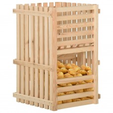 Kartupeļu kaste, 50x50x80 cm, priedes masīvkoks
