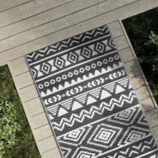 Āra paklājs, 80x250 cm, melns, pp