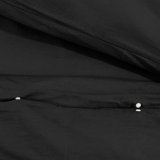 Gultasveļas komplekts, melns, 225x220 cm, viegla mikrošķiedra