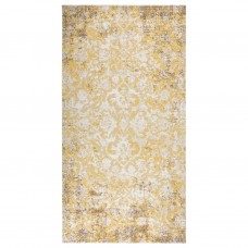 Āra paklājs, plakani austs, 80x150 cm, dzeltens