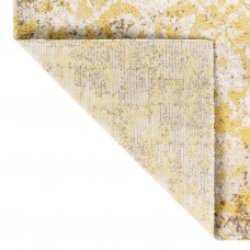 Āra paklājs, plakani austs, 100x200 cm, dzeltens