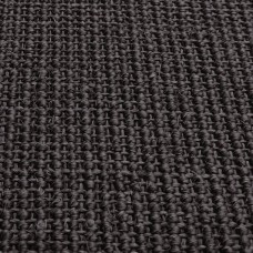 Paklājs, dabīgs sizals, 80x200 cm, melns
