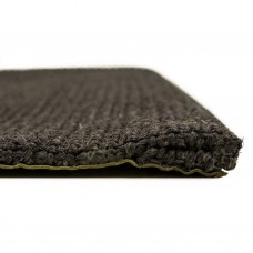 Paklājs, dabīgs sizals, 80x250 cm, melns