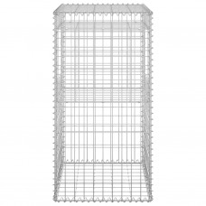 Vertikāli gabioni, 2 gab., 50x50x100 cm, dzelzs