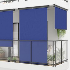 Balkona sānu markīze, zila, 145x250 cm