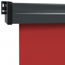 Balkona sānu markīze, sarkana, 145x250 cm