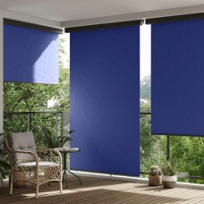 Balkona sānu markīze, zila, 165x250 cm