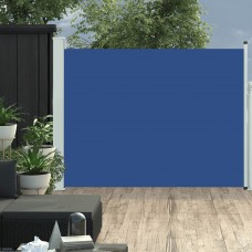 Izvelkama sānu markīze, zila, 140x500 cm