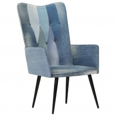 Atpūtas krēsls, tekstilmozaīkas audums, džinsa dizains
