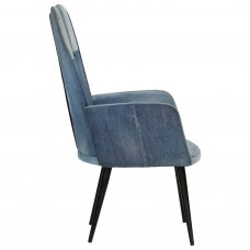 Atpūtas krēsls, tekstilmozaīkas audums, džinsa dizains