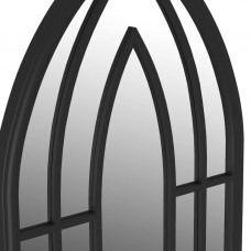 Spogulis, melns, 70x30 cm, dzelzs, izmantošanai telpās