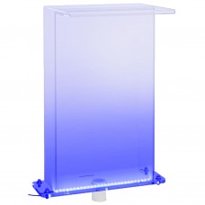 Baseina strūklaka ar rgb led gaismām, akrils, 51 cm