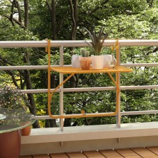 Balkona galdiņš, dzeltens, 60x40 cm, tērauds