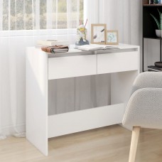 Konsoles galdiņš, balts, 89x41x76,5 cm, inženierijas koks