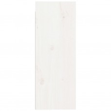 Sienas skapītis, balts, 30x30x80 cm, priedes masīvkoks