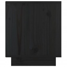 Naktsgaldiņš, melns, 40x34x40 cm, priedes masīvkoks