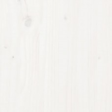 Naktsgaldiņš, balts, 40x30x40 cm, priedes masīvkoks