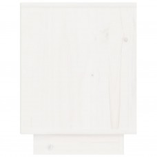 Naktsgaldiņi, 2 gab., balti, 40x30x40 cm, priedes masīvkoks