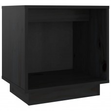 Naktsgaldiņš, melns, 40x30x40 cm, priedes masīvkoks
