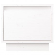 Naktsgaldiņš, 35x34x32 cm, balts, priedes masīvkoks
