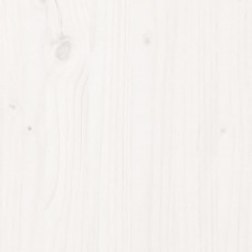 Gultas rāmis, priedes masīvkoks, 200x200 cm, balts