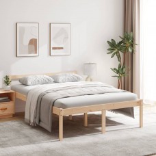 Senioru gultas rāmis, 140x190 cm, priedes masīvkoks