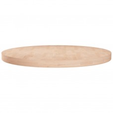 Apaļa galda virsma, ø60x4 cm, neapstrādāts ozola masīvkoks