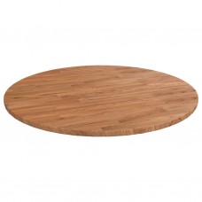 Apaļa galda virsma, gaiši brūna, ø90x1,5 cm, ozola masīvkoks