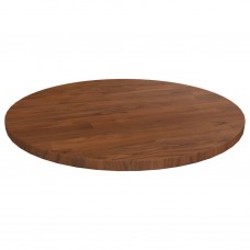 Apaļa galda virsma, tumši brūna, ø40x1,5 cm, ozola masīvkoks