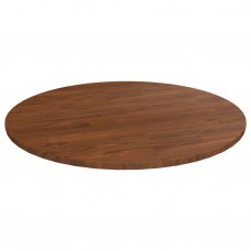 Apaļa galda virsma, tumši brūna, ø70x1,5 cm, ozola masīvkoks