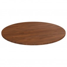 Apaļa galda virsma, tumši brūna, ø90x1,5 cm, ozola masīvkoks
