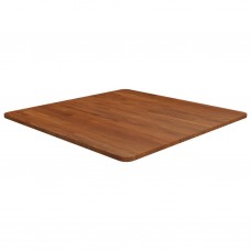 Kvadrātveida galda virsma, brūna, 70x70x1,5 cm, ozola masīvkoks