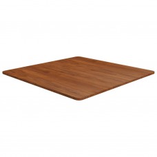 Kvadrātveida galda virsma, brūna, 80x80x1,5 cm, ozola masīvkoks