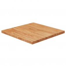 Kvadrātveida galda virsma, brūna, 50x50x2,5cm, ozola masīvkoks