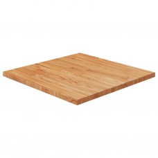 Kvadrātveida galda virsma, brūna, 60x60x2,5 cm, ozola masīvkoks
