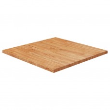 Kvadrātveida galda virsma, brūna, 70x70x2,5 cm, ozola masīvkoks