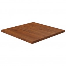 Kvadrātveida galda virsma, brūna, 60x60x2,5 cm, ozola masīvkoks